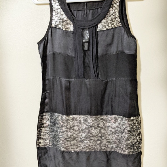 Babakul Marlene Sleeveless Sequin Silk Dress - Picture 3 of 6